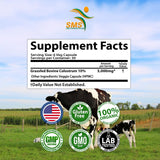 SMSHEALTHPRODUCTS.com Beef Colostrum 57g serving suggestion