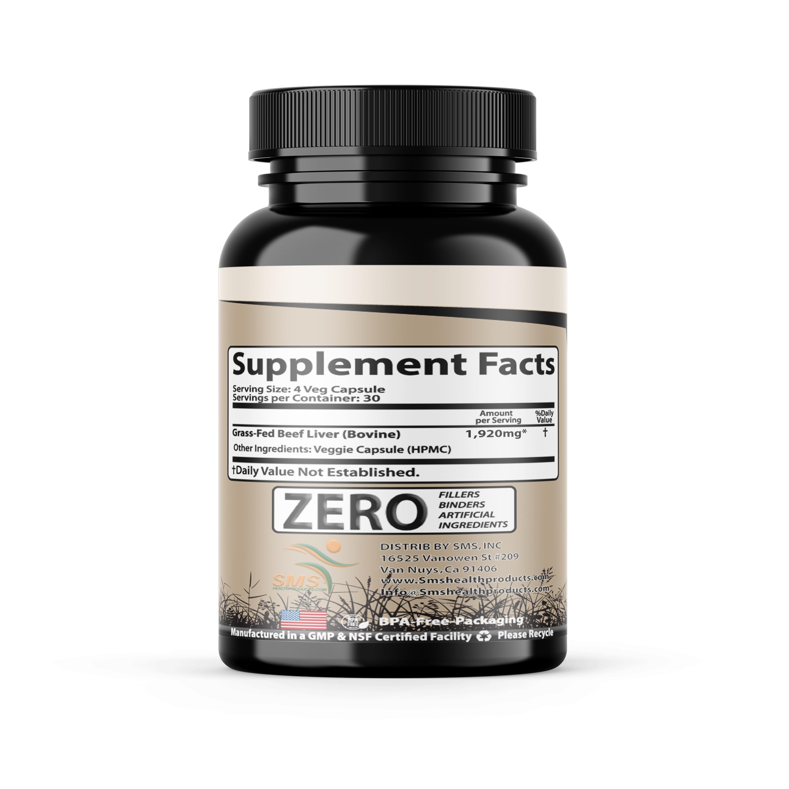 SMSHEALTHPRODUCTS.com Beef Liver Extract 2000mg lifestyle scene