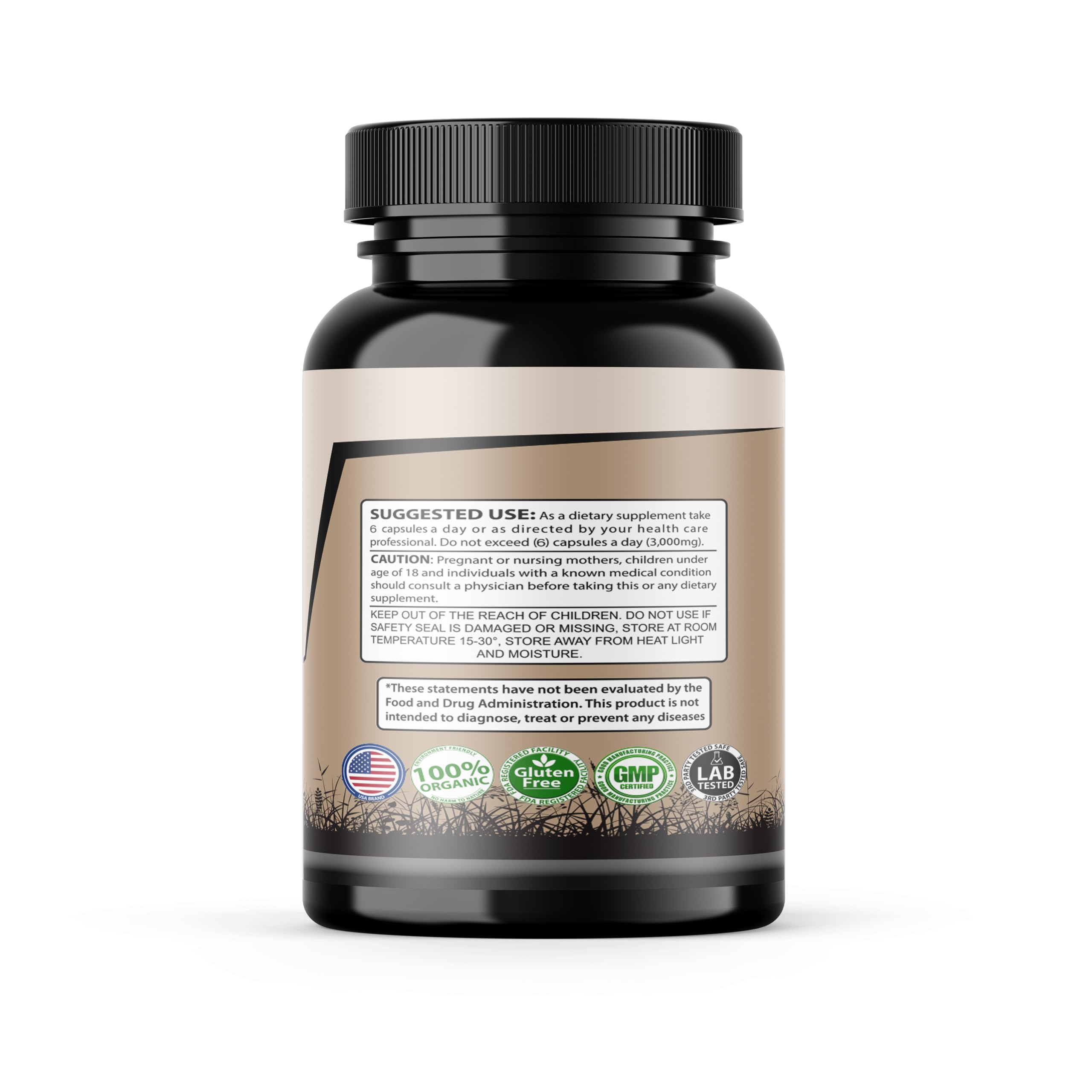 SMSHEALTHPRODUCTS.com Beef Organ Complex Capsules serving size
