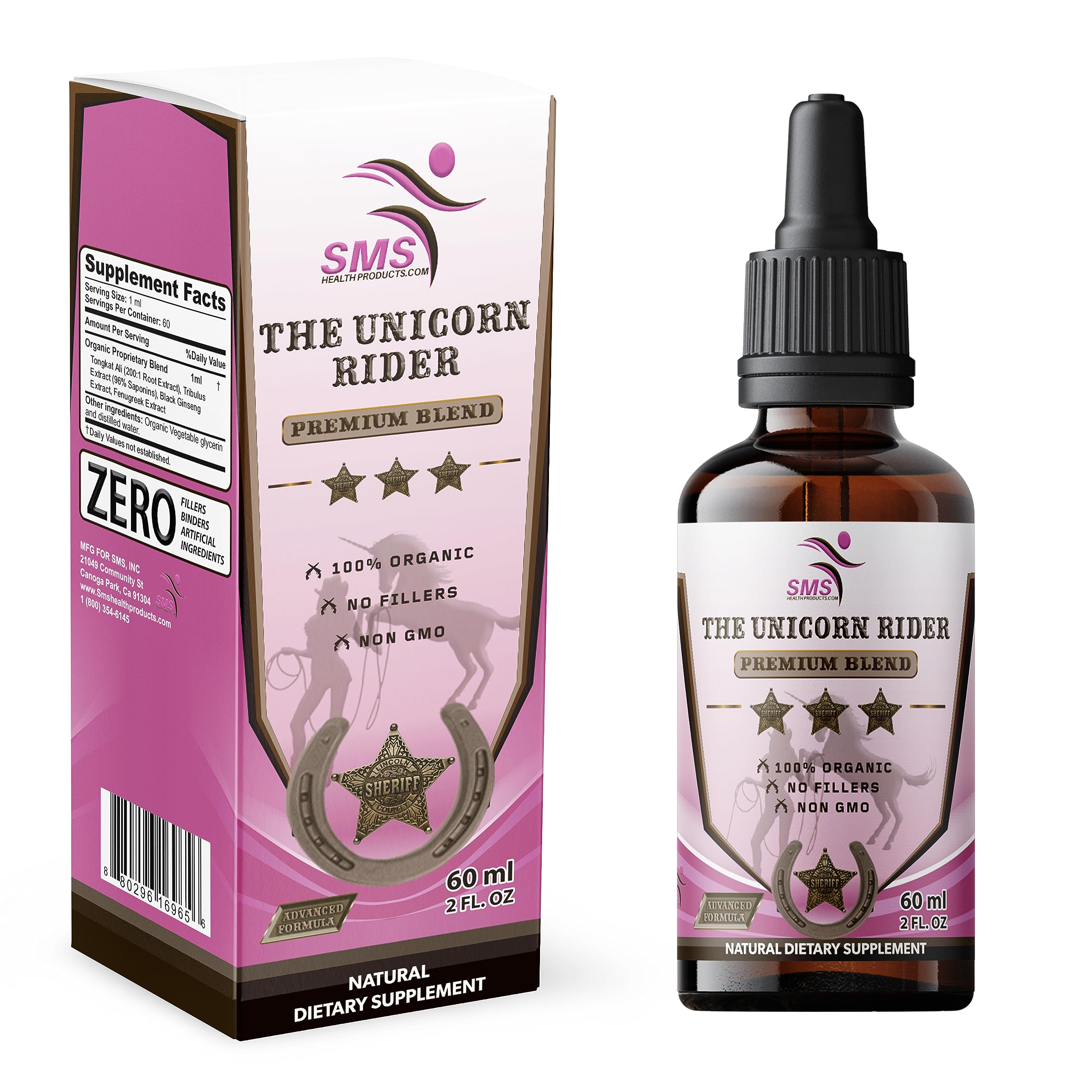 SMSHEALTHPRODUCTS.com Ginseng Herbal Supplement front view