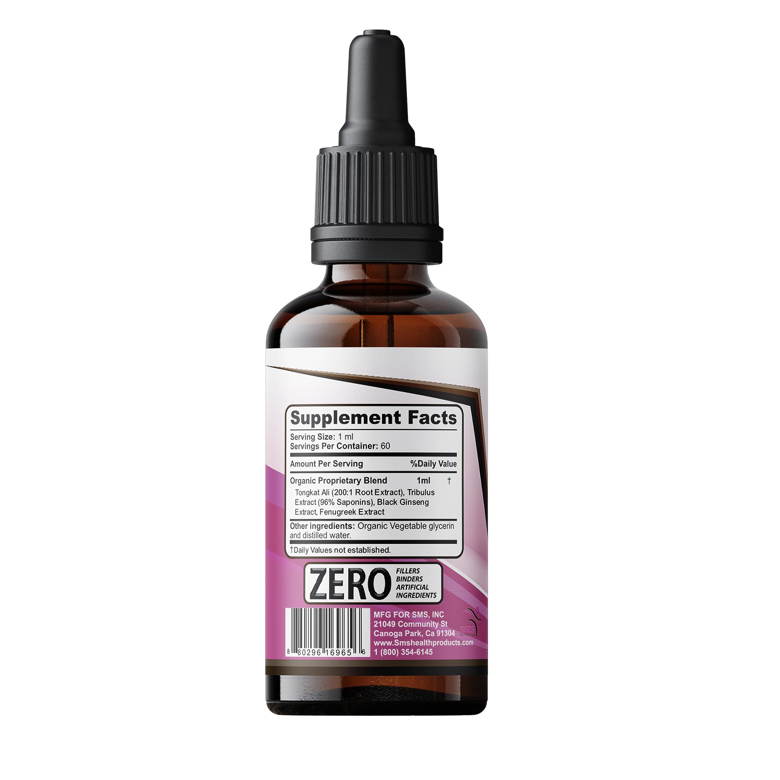 SMSHEALTHPRODUCTS.com Ginseng Herbal Supplement ingredients list