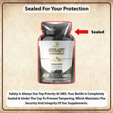 SMSHEALTHPRODUCTS.com Shilajit Capsules back view with nutritional information