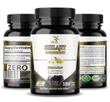 SMSHEALTHPRODUCTS.com Shilajit Capsules with measuring spoon for dosage