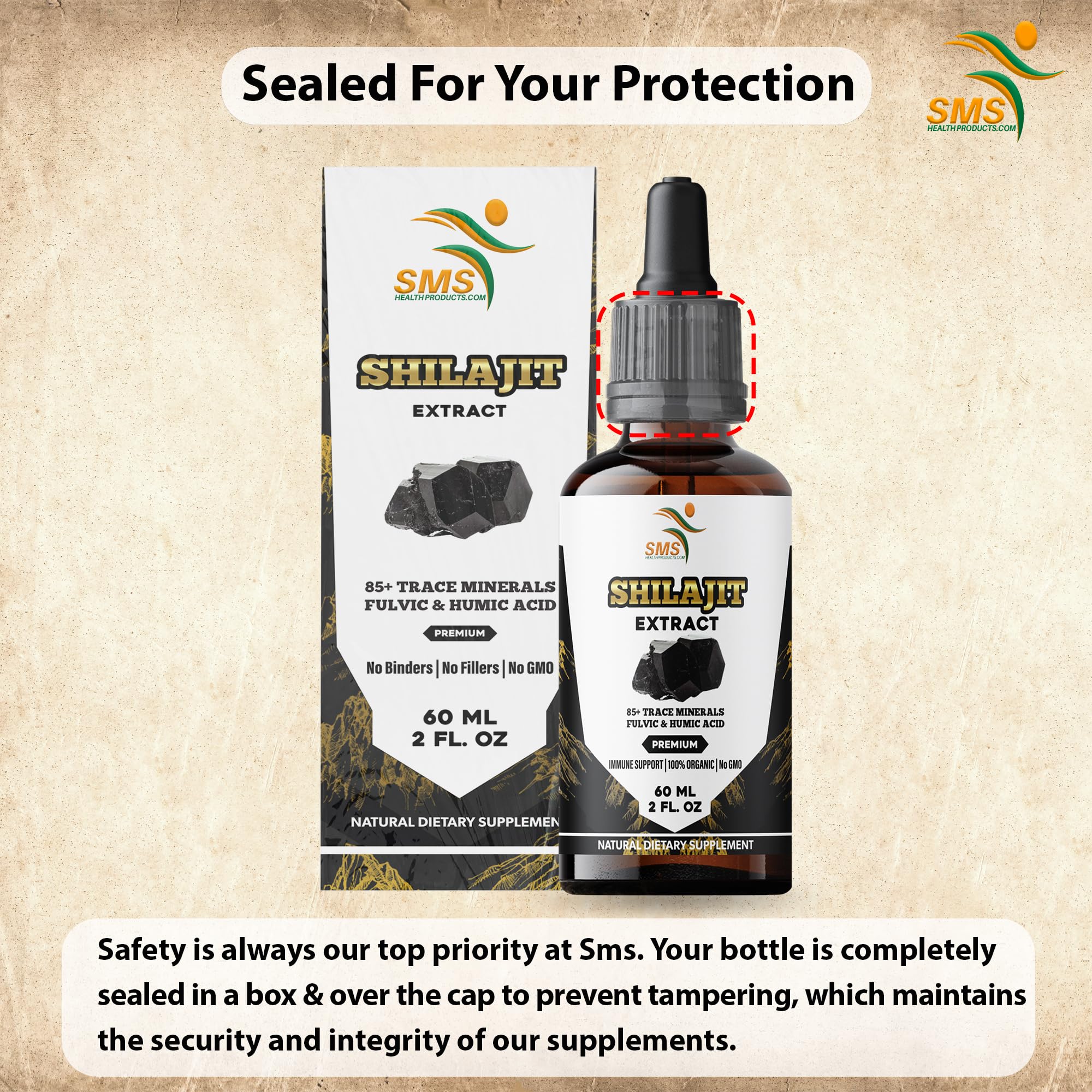 SMSHEALTHPRODUCTS.com Trace Minerals Supplement side view