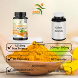 SMSHEALTHPRODUCTS.com Turmeric Supplement 50g packaging details
