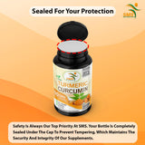 SMSHEALTHPRODUCTS.com Turmeric Supplement 50g side view