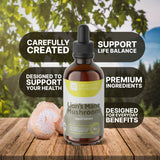 SN SMARTFIT NUTRITION Lions Mane Mushroom Liquid Extract packaging side view