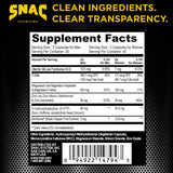 SNAC 5-HTP Daily Supplement bottle side view