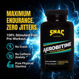 SNAC Aerobitine Nitric Oxide Capsules side view showing label
