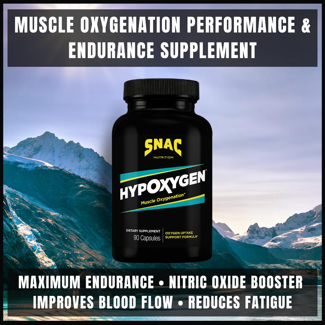 SNAC HypOxygen product on a gym bench