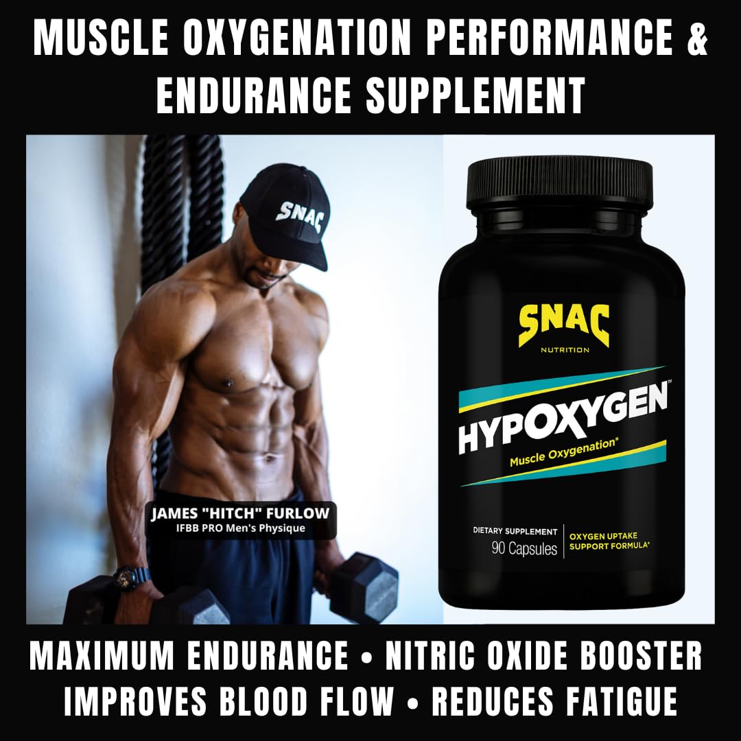 SNAC HypOxygen supplement in hand