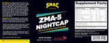 SNAC ZMA-5 Nightcap 540g nutritional information on back