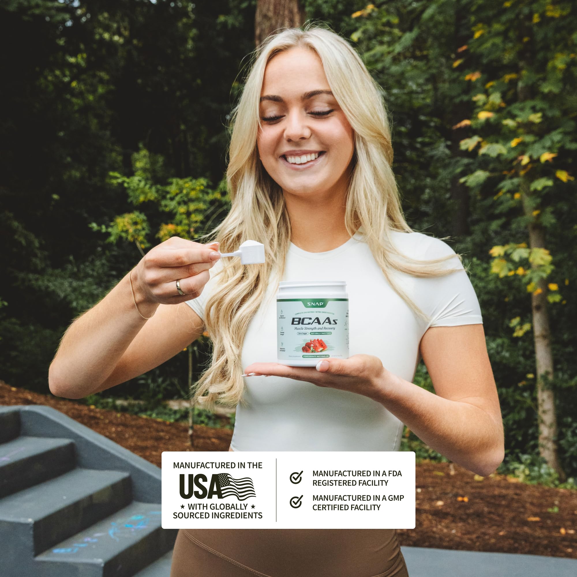 Snap Supplements BCAA Powder 5000mg ingredients list