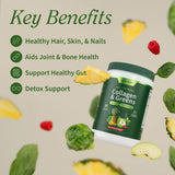 Snap Supplements Collagen Greens Superfood in a smoothie