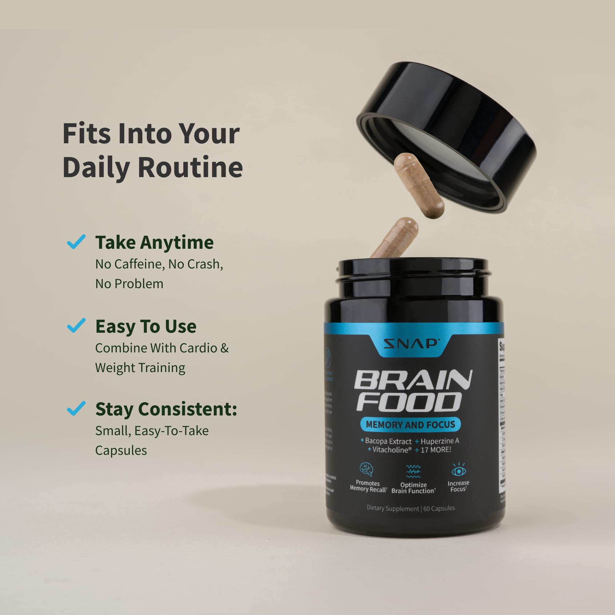 Snap Supplements Ginkgo Biloba ingredients list