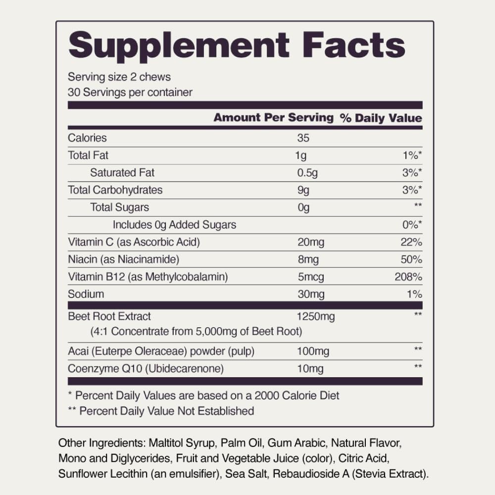 Snap Supplements Heart Beets Soft Chews in a lifestyle setting