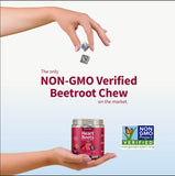 Snap Supplements Heart Beets Soft Chews on a kitchen counter