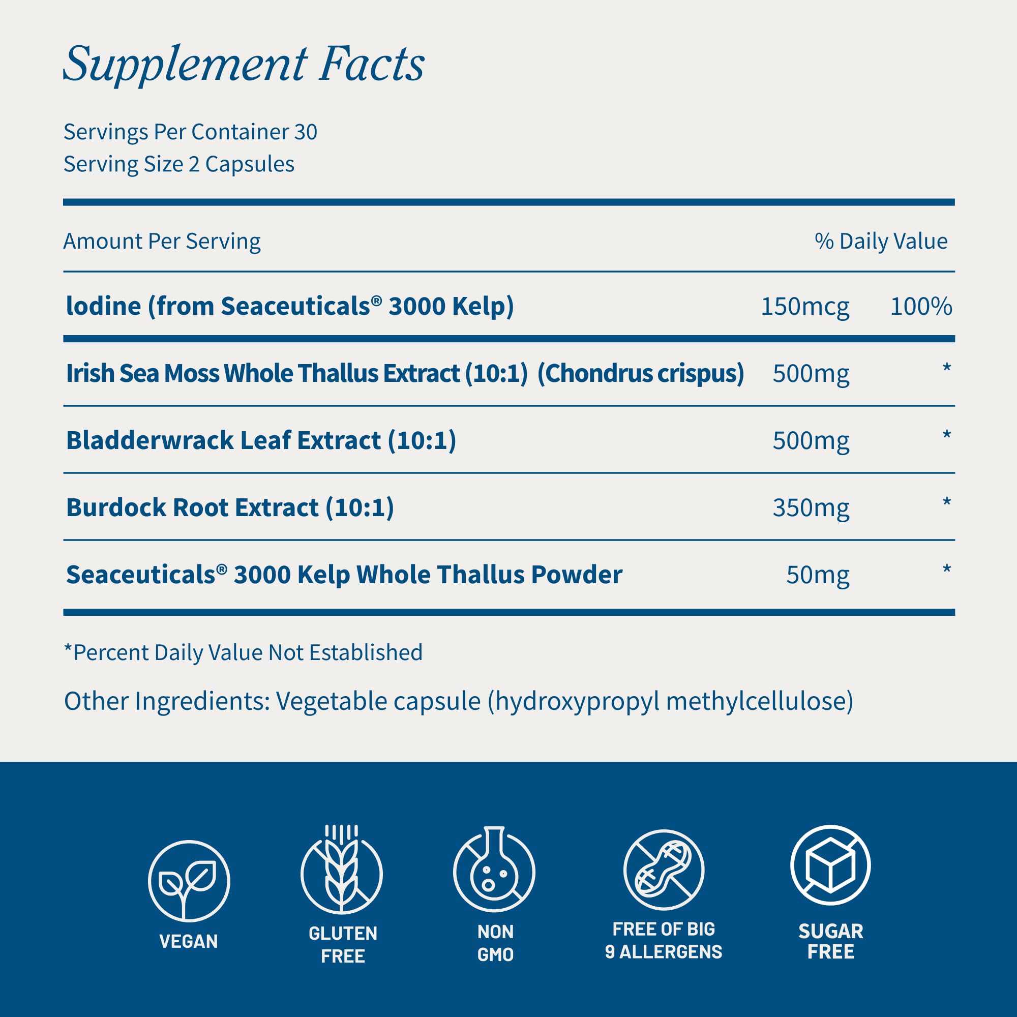 Snap Supplements Irish Sea Moss Capsules 500mg lifestyle scene