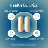 Snap Supplements Irish Sea Moss Capsules 500mg on a wooden table