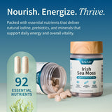 Snap Supplements Irish Sea Moss Capsules 500mg side view