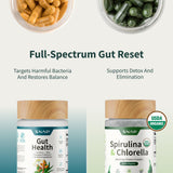 Snap Supplements Lipase Probiotic Supplement on a wooden table