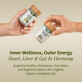 Snap Supplements Liver Health & Cholesterol Support Bundle capsules