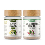Snap Supplements Liver Health & Cholesterol Support Bundle front view