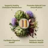 Snap Supplements Liver Health & Cholesterol Support Bundle side view