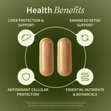 Snap Supplements Milk Thistle Liver Support Capsules ingredients list