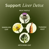 Snap Supplements Milk Thistle Liver Support Capsules side view