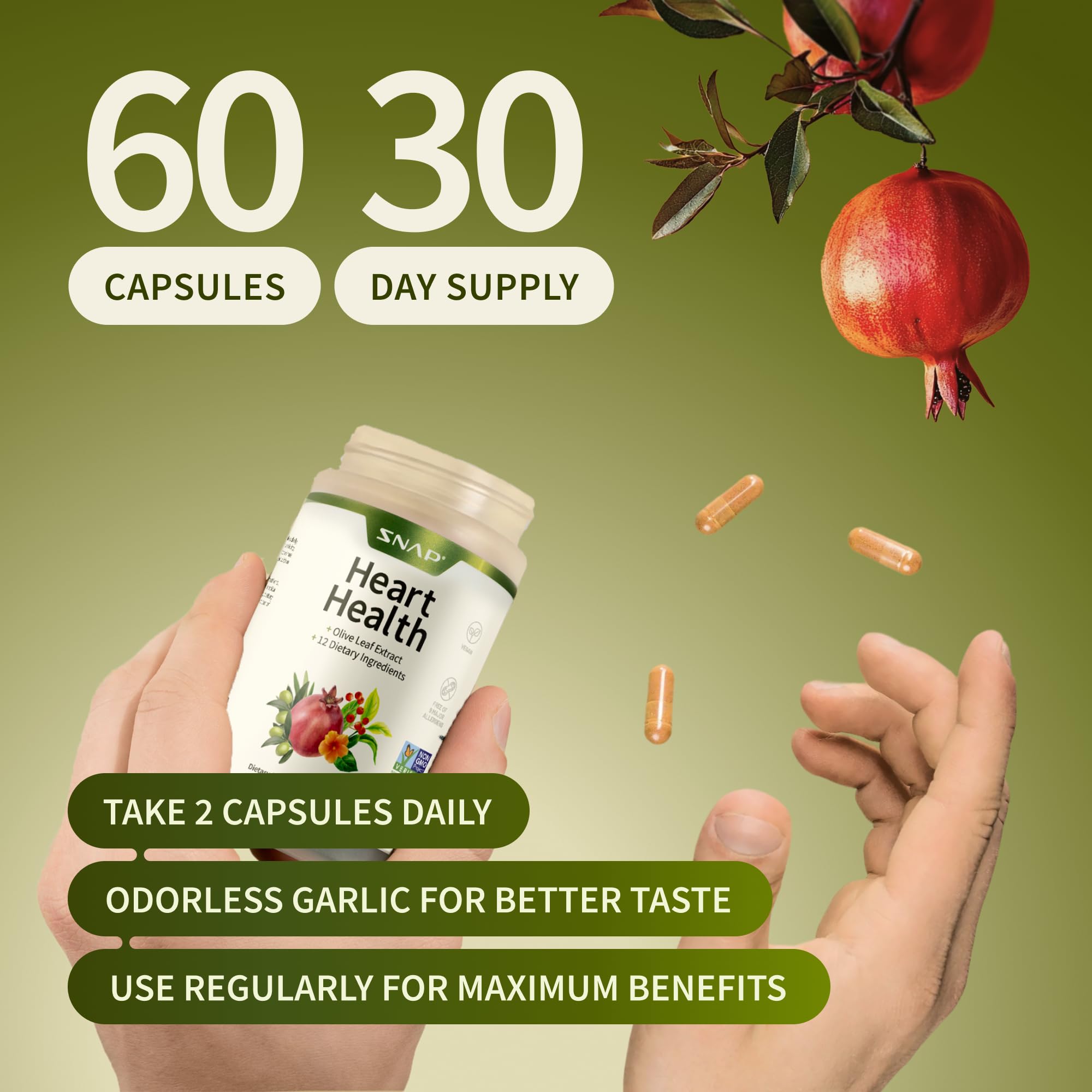 Snap Supplements Olive Leaf Extract 119g ingredients list