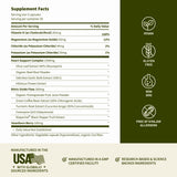 Snap Supplements Olive Leaf Extract 119g with a glass of water