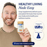 Snap Supplements Prostate Health Supplement 2000mg capsules in hand