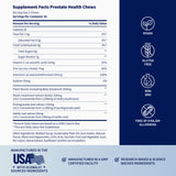 Snap Supplements Prostate Support Soft Chews on a wooden table