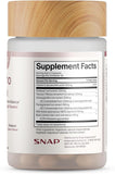 Snap Supplements Shatavari capsules with a glass of water