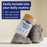 Snap Supplements Triple Magnesium Complex 400mg on a wooden table