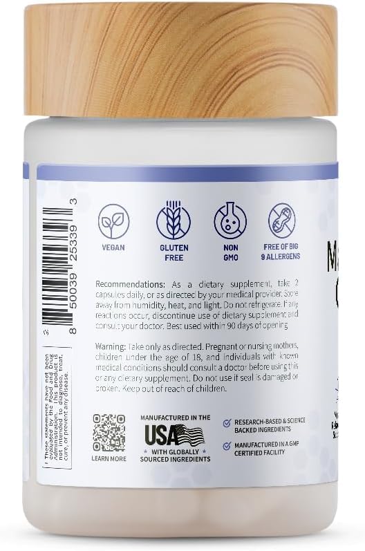 Snap Supplements Triple Magnesium Complex 400mg with measuring spoon