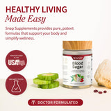 Snap Supplements Turmeric Capsules with a measuring spoon