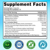 Snappy Scripts GLP-1 Probiotic Supplement on a wooden table