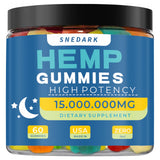 SNEDARK Hemp Gummies Omega 3-6-9 170g front view