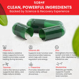 SOB+R Alcohol use Supplement ingredients list