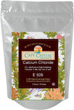 Sodium Alginate and Calcium Chloride ingredients close-up