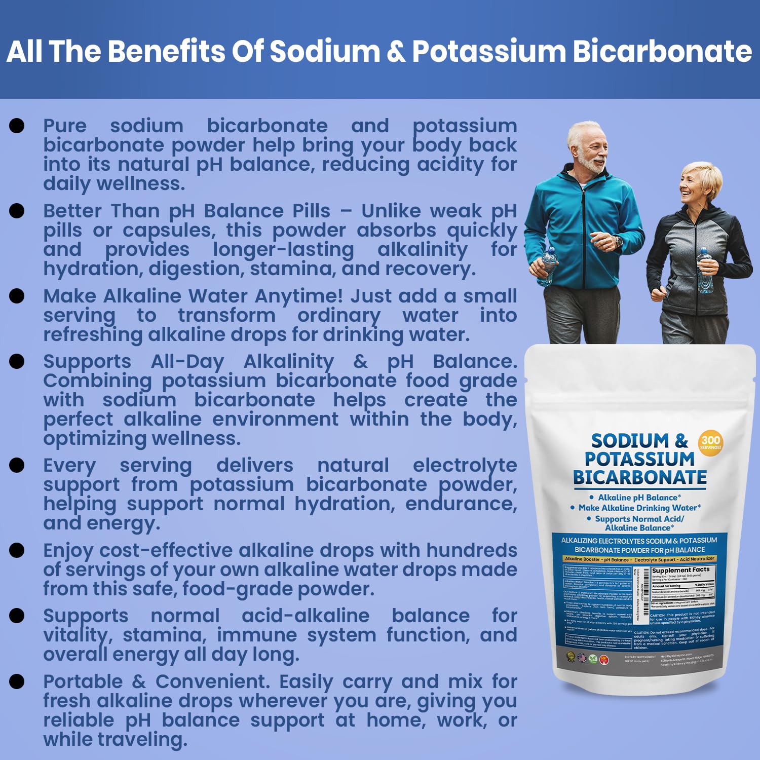 Sodium Bicarbonate and Potassium Bicarbonate ingredients