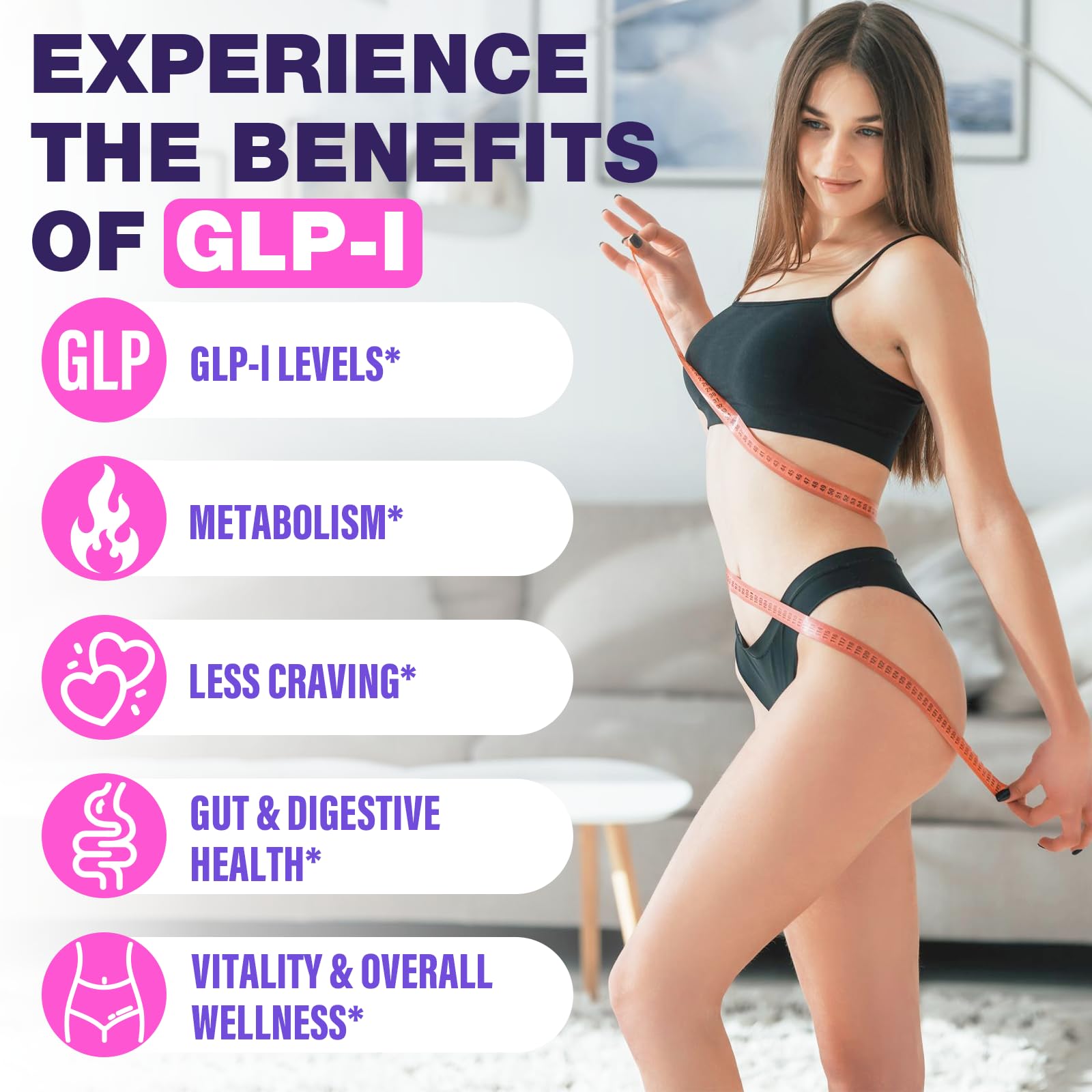 Soenihy GLP1 Supplements Powder lifestyle scene with smoothie