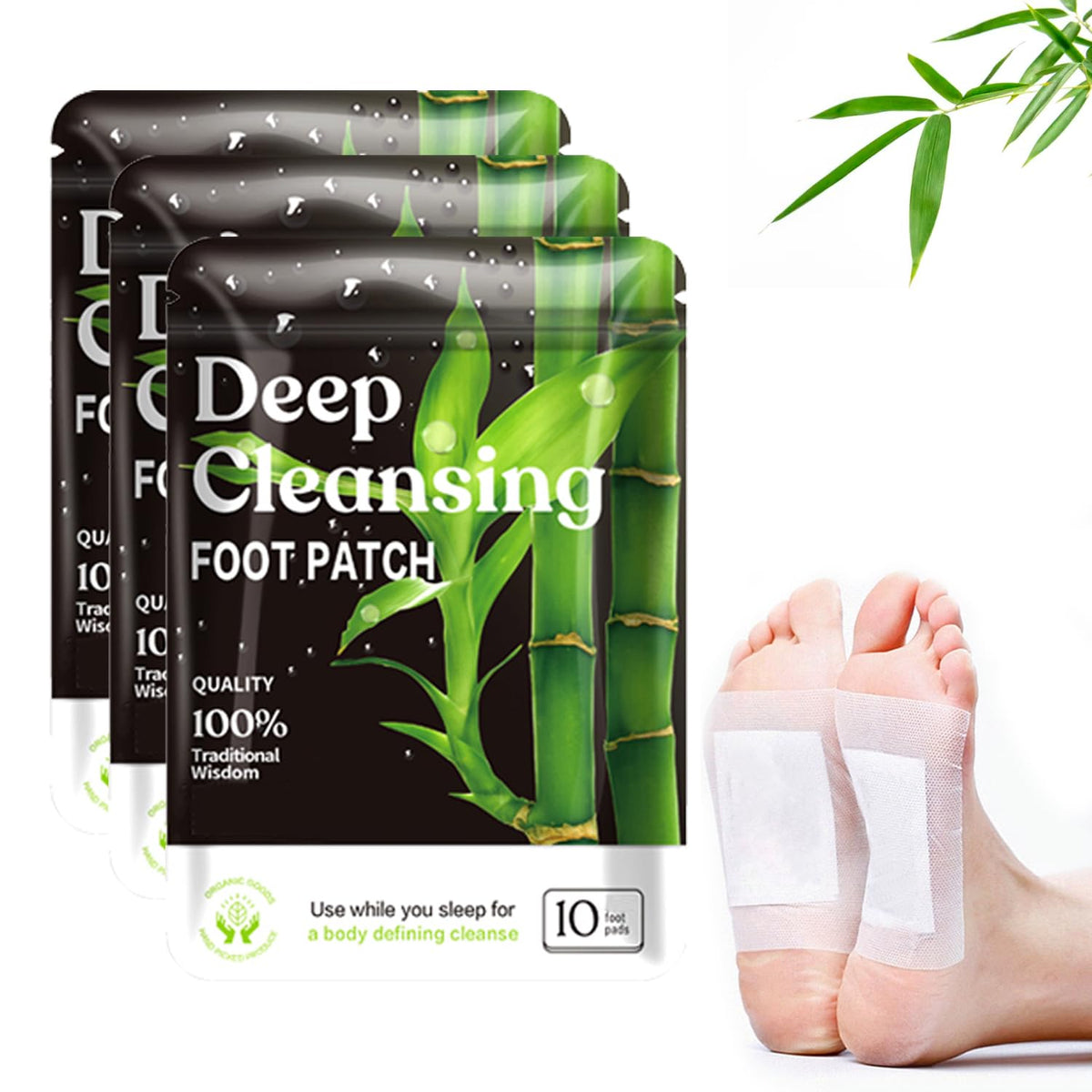 SOFFAIR Deep Cleansing Foot Pads 30 PADS packaging front view