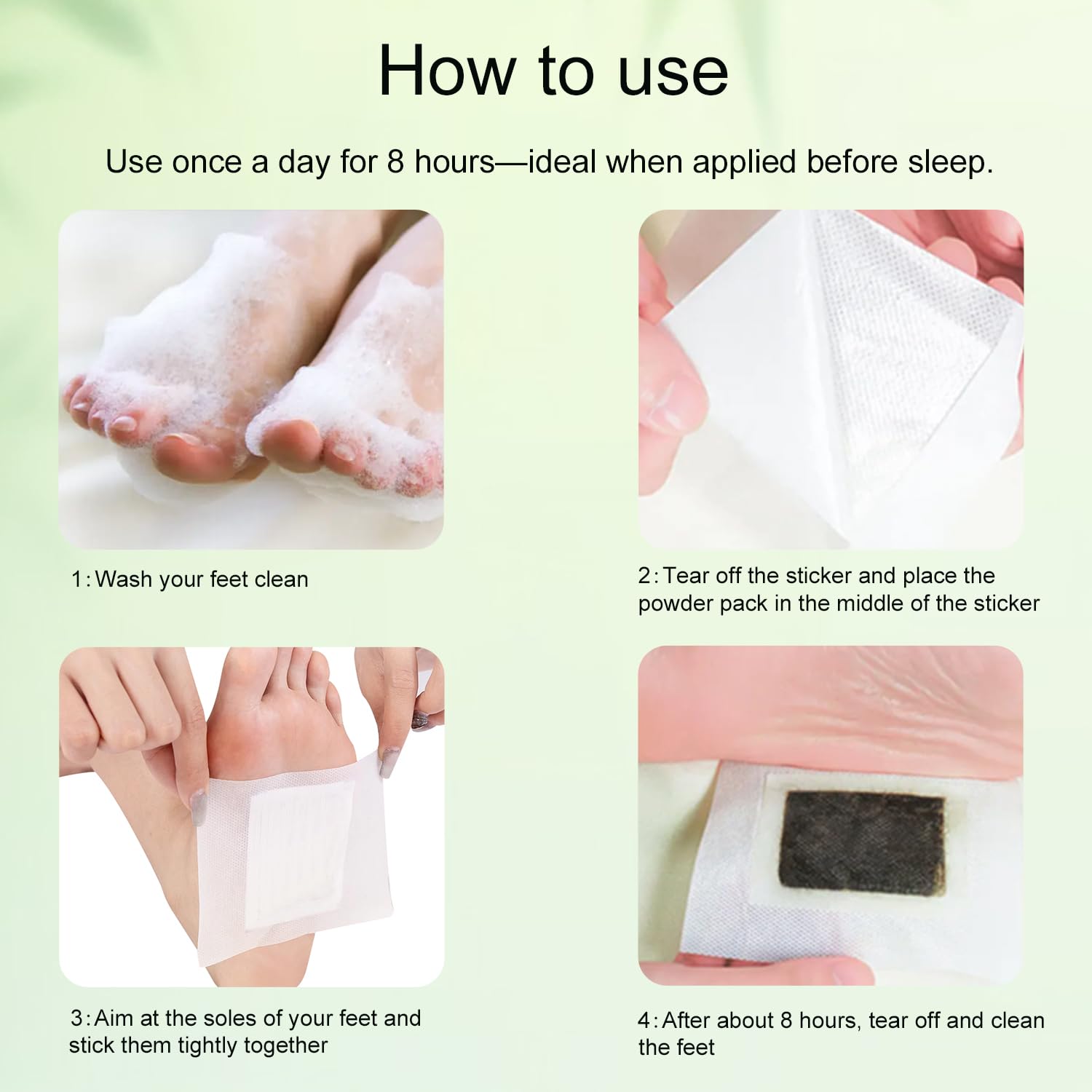SOFFAIR Deep Cleansing Foot Pads side view