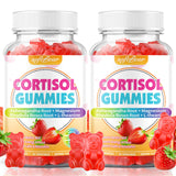 softbear Cortisol Supplements 120 Count strawberry gummies front view