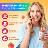 softbear Cortisol Supplements gummies in a bowl