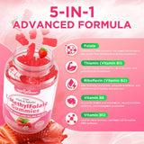 softbear L-Methylfolate Gummies on a wooden table