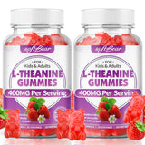 softbear L-Theanine Gummies 400mg front view with packaging